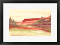 Red Rock V Framed Print