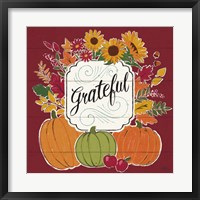 Thankful II Red Fine Art Print