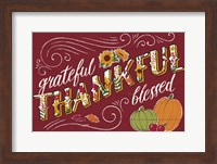 Thankful I Red Fine Art Print