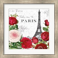 Rouge Paris III Fine Art Print