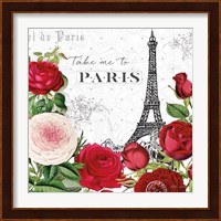 Rouge Paris III Fine Art Print