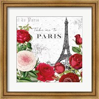 Rouge Paris III Fine Art Print