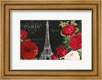 Rouge Paris I Black Fine Art Print