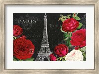 Rouge Paris I Black Fine Art Print