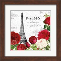 Rouge Paris II Fine Art Print