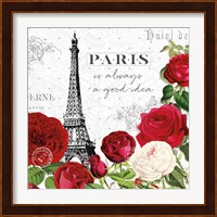 Rouge Paris II Fine Art Print