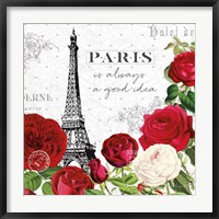 Rouge Paris II Fine Art Print