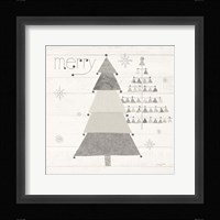 Christmas Patchwork I Neutral Framed Print