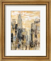 Manhattan Gray and Gold I Fine Art Print
