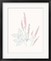 Flowers on White VII Contemporary Framed Print
