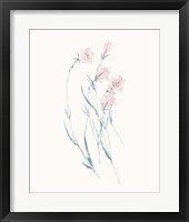 Flowers on White V Contemporary Fine Art Print