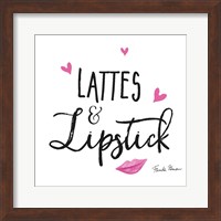 Lattes and Lipstick Fine Art Print