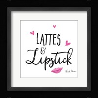 Lattes and Lipstick Fine Art Print