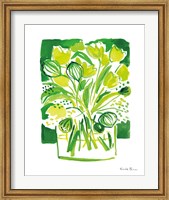 Lemon Green Tulips II Fine Art Print