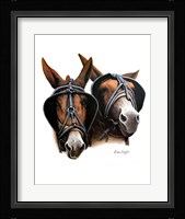 Grandpa's Mules Fine Art Print