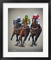 Win, Place or Show Framed Print
