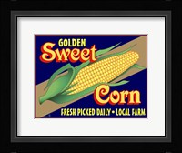 Sweet Corn Crate Label Fine Art Print