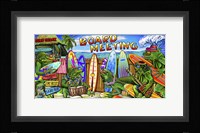 Tropical Board Meeting Framed Print