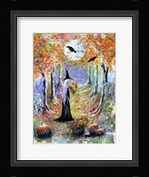 Autumn Witch Framed Print