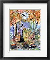 Autumn Witch Framed Print