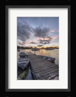 Houseboat Pier Fine Art Print