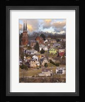 Hillside Homes Fine Art Print