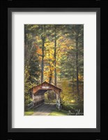 Red House Covered Bridge Fine Art Print
