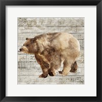 Crossing Bear II Framed Print