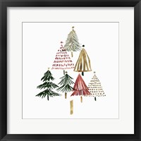 Pine Trees II Framed Print