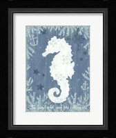White Seahorse Fine Art Print