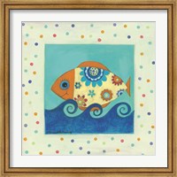 Happy Floral Fish Fine Art Print