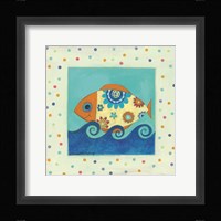 Happy Floral Fish Fine Art Print