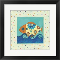 Happy Floral Fish Fine Art Print