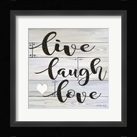 Live, Laugh, Love Fine Art Print