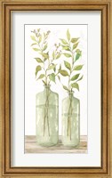 Simple Leaves in Jar I Fine Art Print
