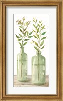 Simple Leaves in Jar III Fine Art Print