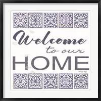 Welcome to Our Home Tile Fine Art Print