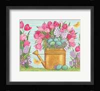 Tulips and Blue Eggs Fine Art Print
