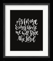 As For Me Fine Art Print