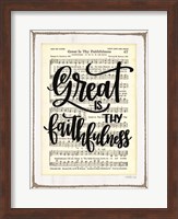 Great is Thy Faithfulness Fine Art Print