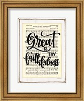 Great is Thy Faithfulness Fine Art Print