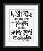 Jesus & Germs Fine Art Print