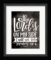 The Lord is On My Side Fine Art Print