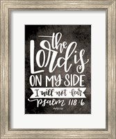 The Lord is On My Side Fine Art Print