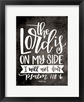 The Lord is On My Side Fine Art Print