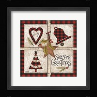 Four Square Seasons Greetings Fine Art Print