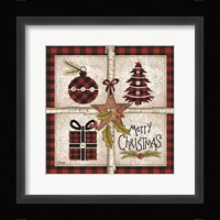 Four Square Merry Christmas Fine Art Print
