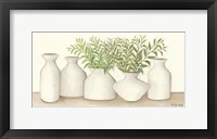 Simplicity in White II Framed Print