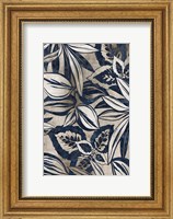 Blue Foliage II Fine Art Print
