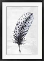Indigo Feather II Fine Art Print